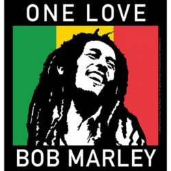 Bob Marley One Love - Vinyl Sticker