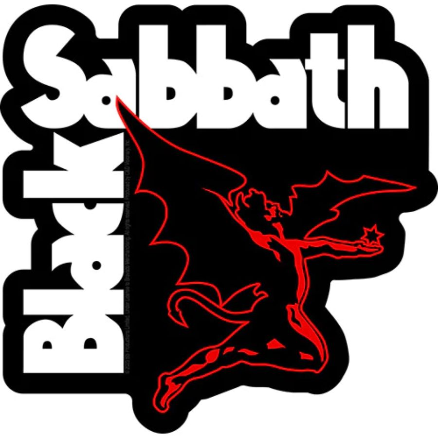 Black Sabbath Demon Logo Vinyl Sticker At Sticker Shoppe