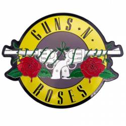 Guns N Roses Bullet - Foil Metal Sticker