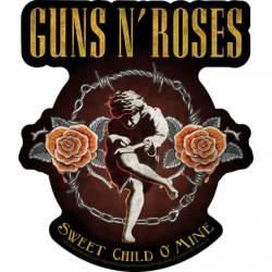 Guns N Roses Cherub - Vinyl Sticker