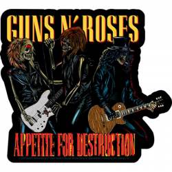 Guns N Roses Skeletons - Vinyl Sticker