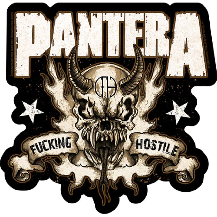 Pantera Hostile - Vinyl Sticker at Sticker Shoppe