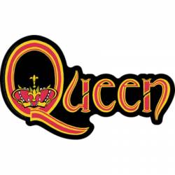 Queen 1973 Logo - Vinyl Sticker