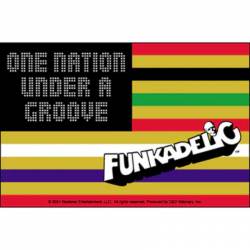 George Clinton One Nation - Vinyl Sticker