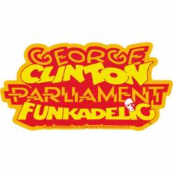 George Clinton Parliament Funkadelic - Vinyl Sticker