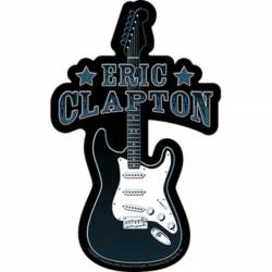 Eric Clapton Black Guitar - Vinyl Sticker