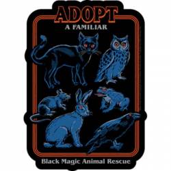 Steven Rhodes Adopt A Familiar - Vinyl Sticker