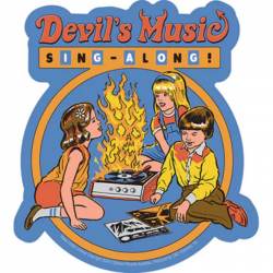 Steven Rhodes Devil's Music - Vinyl Sticker