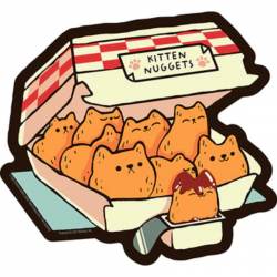 Tobe Fonseca Kitten Nuggets - Vinyl Sticker