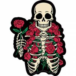 Tobe Fonseca Rose Skeleton - Vinyl Sticker