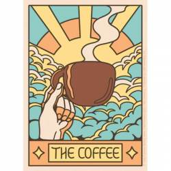 Tobe Fonseca The Coffee Tarot Card - Vinyl Sticker