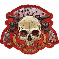 David Lozeau Dead Man's Hand - Vinyl Sticker