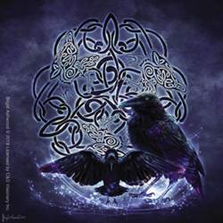 Brigid Ashwood Celtic Raven - Vinyl Sticker