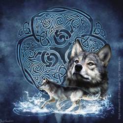 Brigid Ashwood Celtic Wolf - Vinyl Sticker