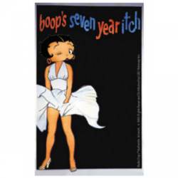 Betty Boop Seven Year Itch - Vinyl Sticker