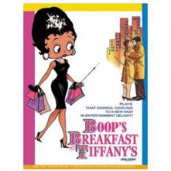 Betty Boop Breakfast At Tiffany's - Vinyl Sticker