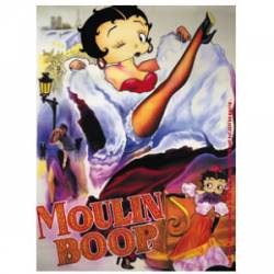 Betty Boop Moulin Boop - Vinyl Sticker