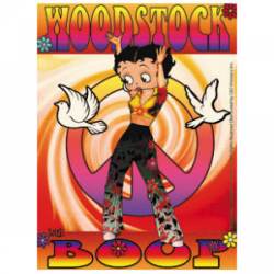 Betty Boop Woodstock Boop - Vinyl Sticker