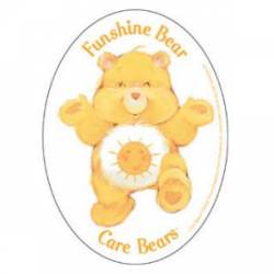 Care Bears Funshine Bear - Vinyl Sticker