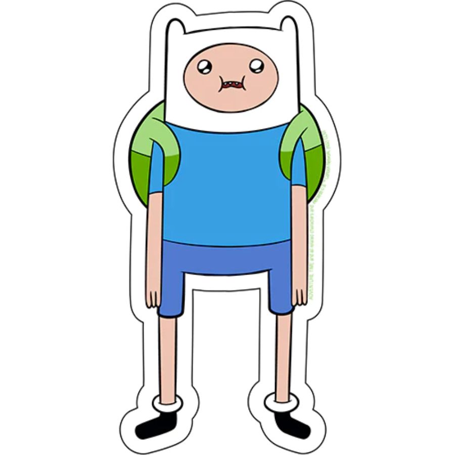 Adventure Time Finn in Awe - Vinyl Sticker at Sticker Shoppe