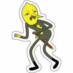 Adventure Time Lemongrab - Vinyl Sticker
