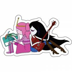 Adventure Time PB + Marcy with BMO - Vinyl Sticker