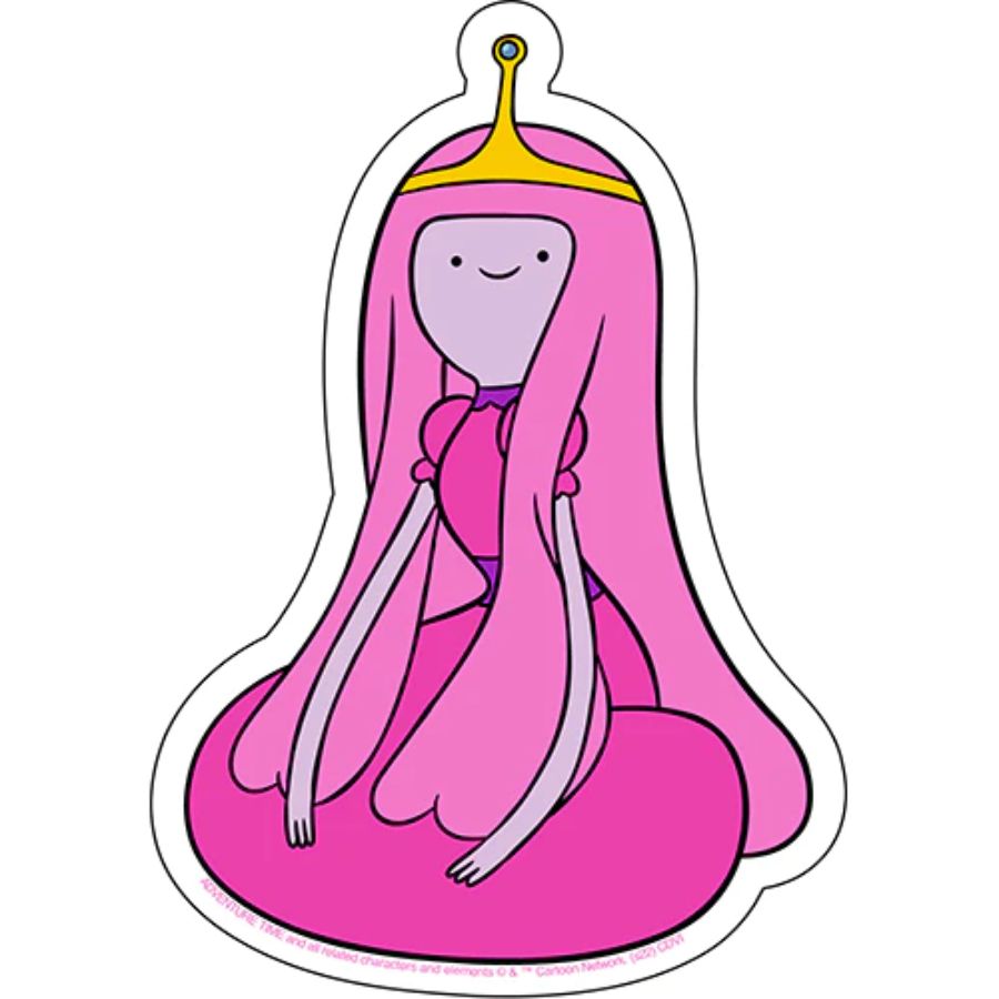 Adventure Time Princess Bubblegum - Vinyl Sticker at Sticker Shoppe