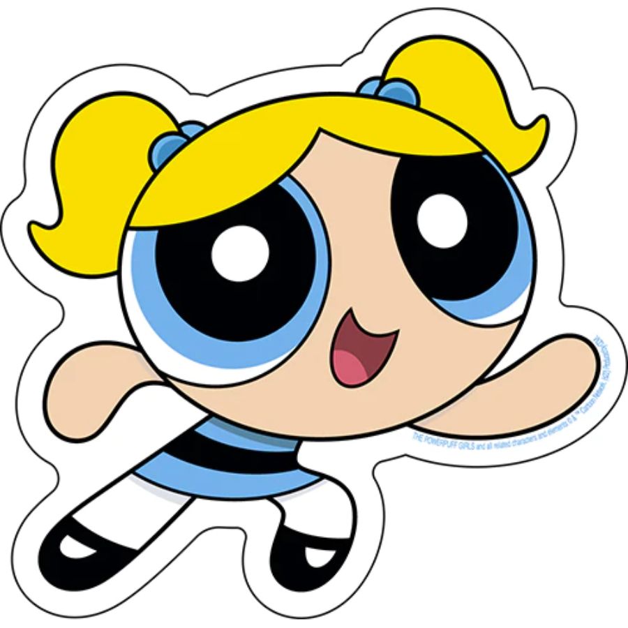 Powerpuff Girls Bubbles Vinyl Sticker At Sticker Shoppe 0804