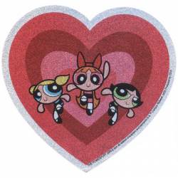 Powerpuff Girls Heart - Vinyl Sticker