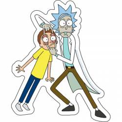 Rick & Morty Open Your Eyes - Vinyl Sticker