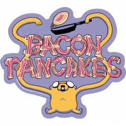 Adventure Time Bacon Pancakes - Vinyl Sticker