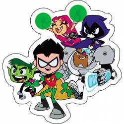 Teen Titans Go! Group - Vinyl Sticker