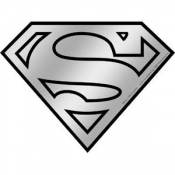 Superman Chrome Logo - Vinyl Sticker