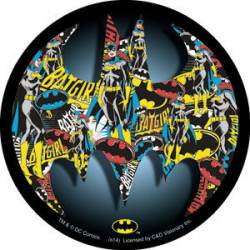 Batgirl Multi Batgirl Logo - Vinyl Sticker