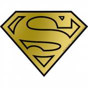 Superman Gold Foil Logo - Vinyl Sticker