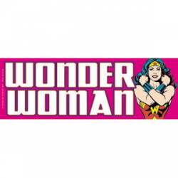 Wonder Woman Logo Strip - Vinyl Sticker