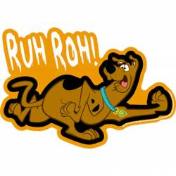 Scooby Doo Ruh Roh! - Vinyl Sticker