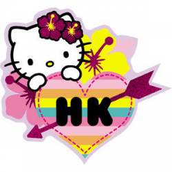 Hello Kitty Hawaii - Vinyl Sticker