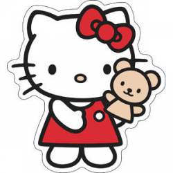 Hello Kitty Kitty Puppet - Vinyl Sticker