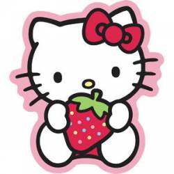 Hello Kitty Strawberry Sweet - Vinyl Sticker