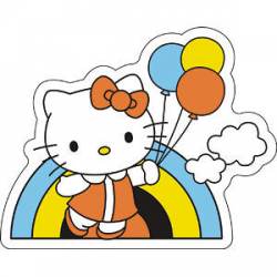 Hello Kitty Bus - Vinyl Sticker