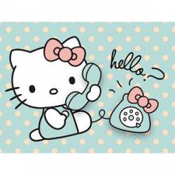 Hello Kitty Hello - Vinyl Sticker