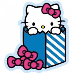 Hello Kitty In Bag - Vinyl Sticker