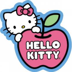 Hello Kitty Apple - Vinyl Sticker