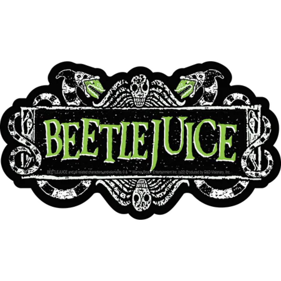 Beetlejuice Logo - Vinyl Sticker At Sticker Shoppe