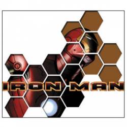 Iron Man Pieces - Vinyl Sticker