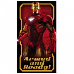 Iron Man Armed & Ready - Vinyl Sticker