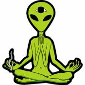 Zen Alien - Vinyl Sticker