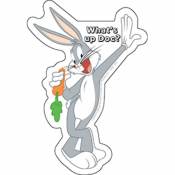 Looney Tunes Bugs Bunny Standing With Carrot - Vinyl Sticker