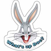 Looney Tunes Bugs Bunny Whats Up Doc? - Vinyl Sticker